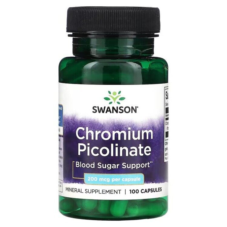 Chromium Picolinate 200 mcg 100 capsules